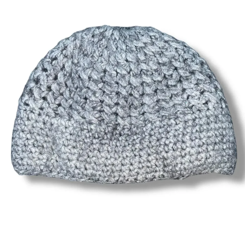 Fratelli Talli Firenze Italy Alpaca Knit Cloche Hat 3D Crochet Flower Beanie